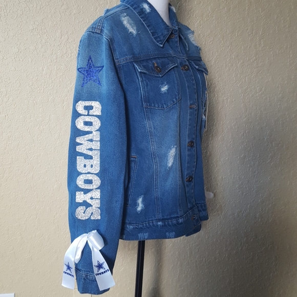 Dallas cowboys jeans jacket - Picture 5 of 5